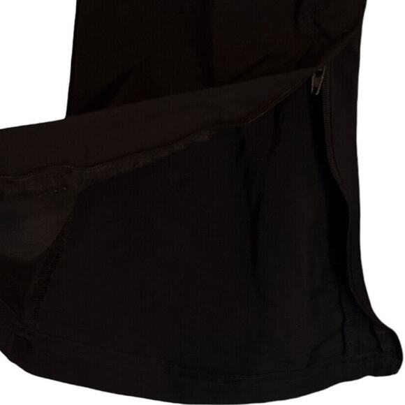 Nike Athletic Pants Womens Size L Black Zip Pockets Zip Away Hem Mid Rise - Picture 6 of 11
